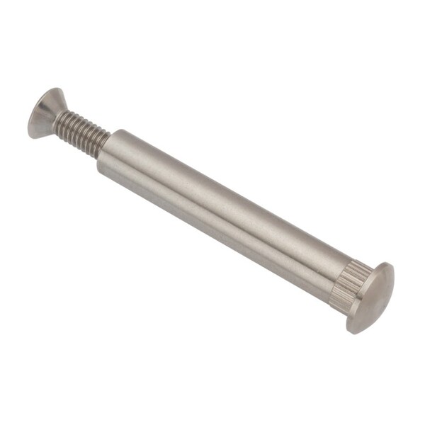 Arch Barrel/Screw, 5/16"-18, 3 in Brl Lg, 1/2 in Brl Dia, 316 Stainless Steel Unfinished