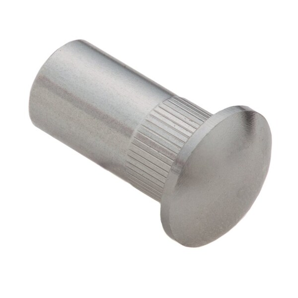Arch Barrel, 1/4"-20, 1/2 in Brl Lg, 3/8 in Brl Dia, 316 Stainless Steel Unfinished