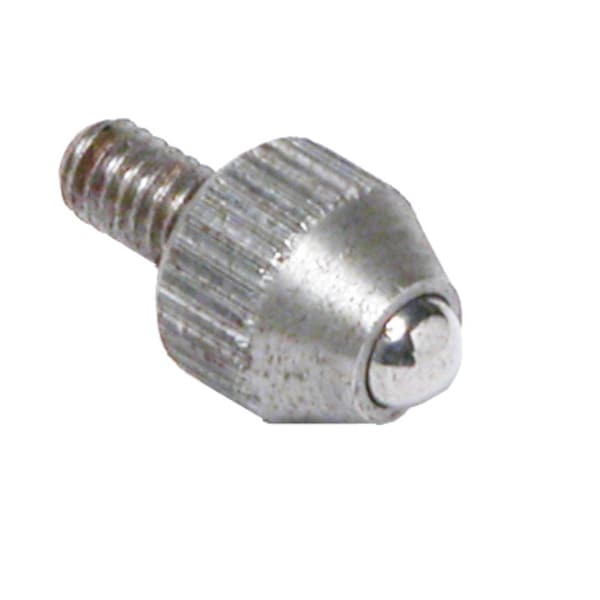 Ball Dial Indicator Contact, 1/8", Steel