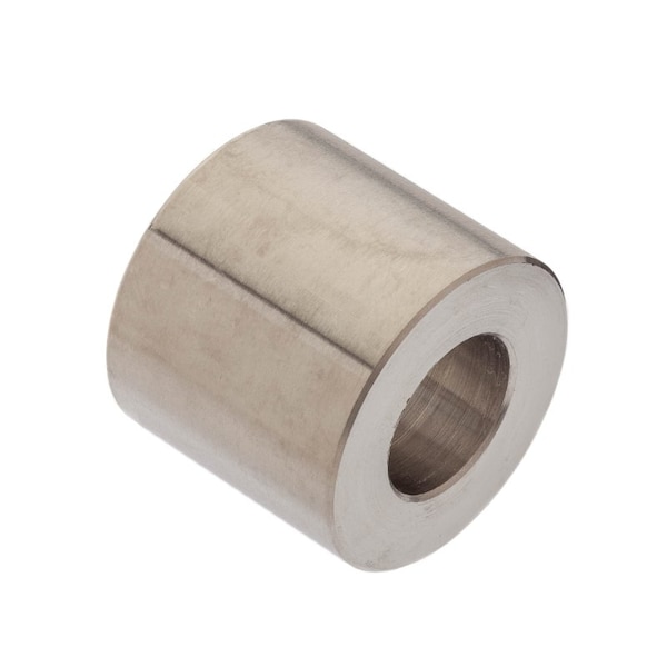 Spacer, 3/8 Screw Size, Passivated 316 Stainless Steel, 1 Overall Lg, 0.38 in Inside Dia