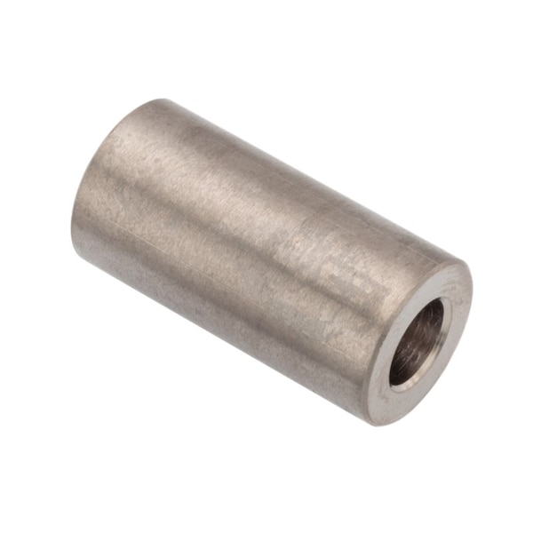 Spacer, 1/4 Screw Size, Plain Titanium, 1 Overall Lg, 0.252 in Inside Dia