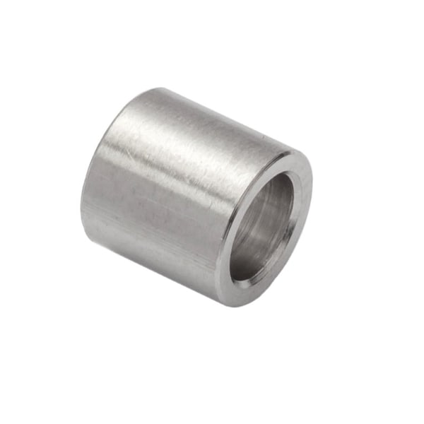 Spacer, No. 8 Screw Size, Plain Titanium, 1-1/2 Overall Lg, 0.166 in Inside Dia