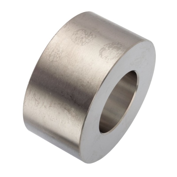 Spacer, 1 Screw Size, Passivated 316 Stainless Steel, 1 Overall Lg, 1.005 in Inside Dia