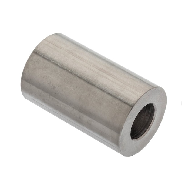 Spacer, 3/8 Screw Size, Passivated 316 Stainless Steel, 1-1/4 Overall Lg, 0.38 in Inside Dia