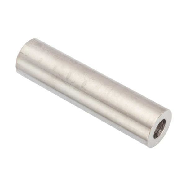 Spacer, 3/8 Screw Size, Passivated 316 Stainless Steel, 3 Overall Lg, 0.38 in Inside Dia