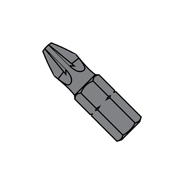 1X1X1/4 POZIDRIV INSERT BIT PLAIN, PK100