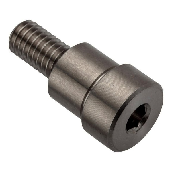 Shoulder Screw, 6g Thr Sz, 12mm Thr Lg, 8 mm Shoulder Lg, Alloy Steel