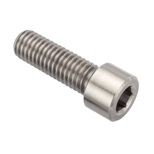 1/2"-13 Socket Head Cap Screw, Plain Stainless Steel, 1 in Length