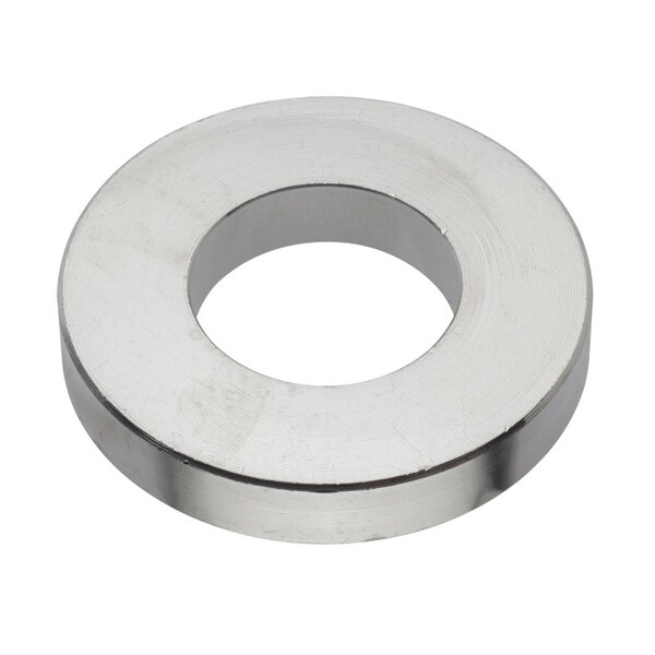 Spacer, 3/4 Screw Size, Plain Aluminum, 1/4 Overall Lg, 3/4 in Inside Dia