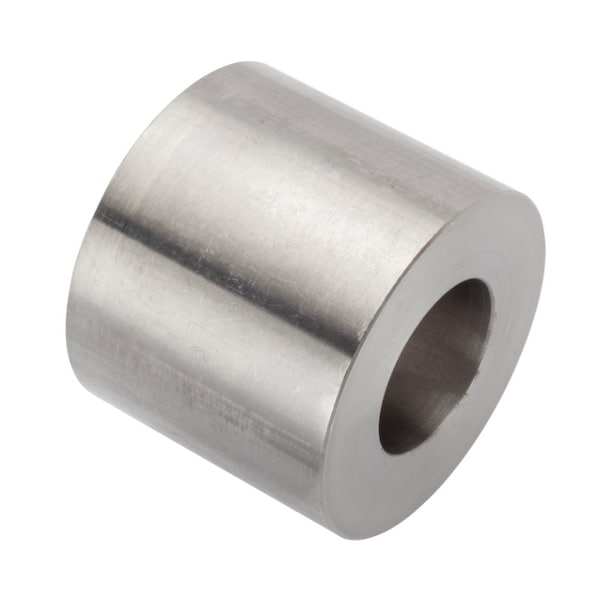 Spacer, 3/4 Screw Size, Plain 18-8 Stainless Steel, 1-1/4 Overall Lg, 3/4 in Inside Dia