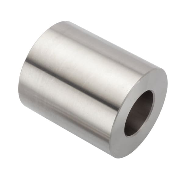 Spacer, 3/4 Screw Size, Plain 18-8 Stainless Steel, 1-3/4 Overall Lg, 3/4 in Inside Dia