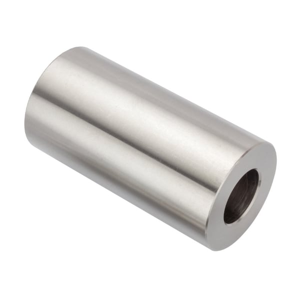 Spacer, 3/4 Screw Size, Plain 18-8 Stainless Steel, 3 Overall Lg, 3/4 in Inside Dia
