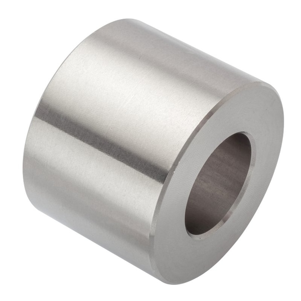 Spacer, 1 Screw Size, Plain 18-8 Stainless Steel, 1-1/2 Overall Lg, 1 in Inside Dia