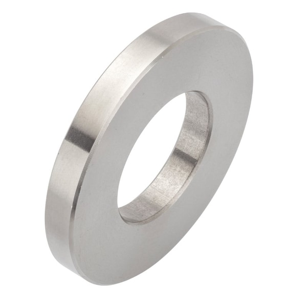 Spacer, 1 Screw Size, Plain 18-8 Stainless Steel, 1/4 Overall Lg, 1 in Inside Dia
