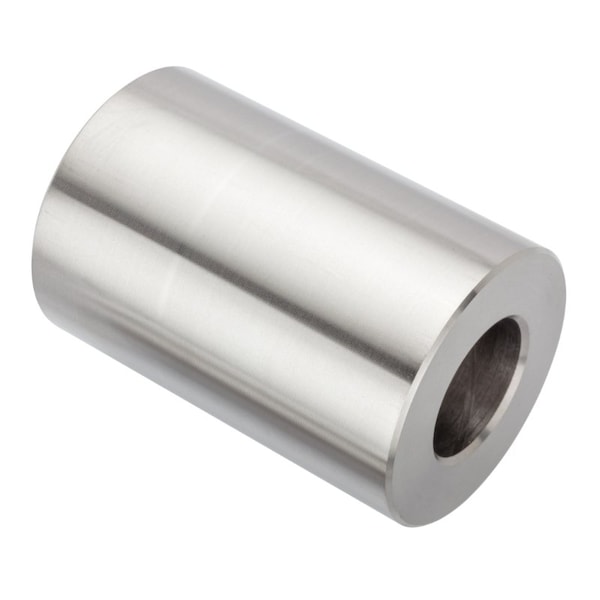 Spacer, 1 Screw Size, Plain 18-8 Stainless Steel, 3 Overall Lg, 1 in Inside Dia