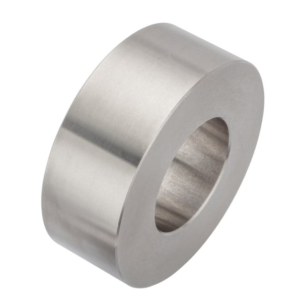 Spacer, 1 Screw Size, Plain 18-8 Stainless Steel, 3/4 Overall Lg, 1 in Inside Dia