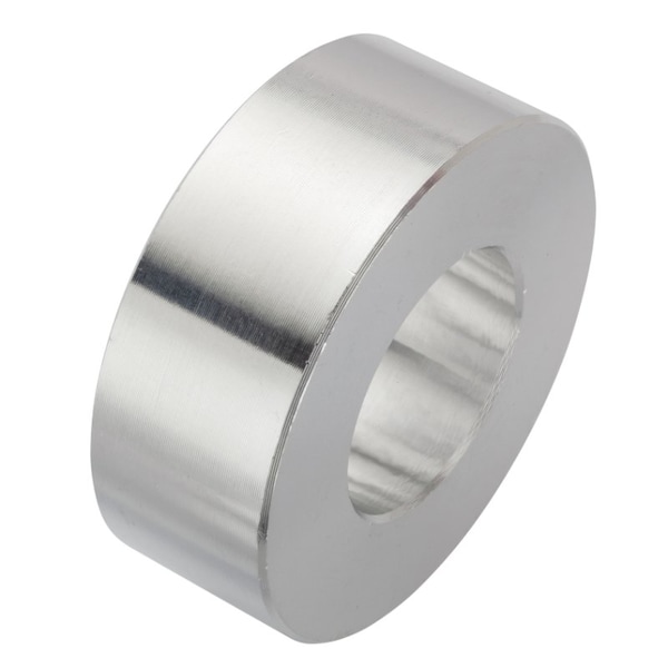 Spacer, 1 Screw Size, Plain Aluminum, 3/4 Overall Lg, 1 in Inside Dia
