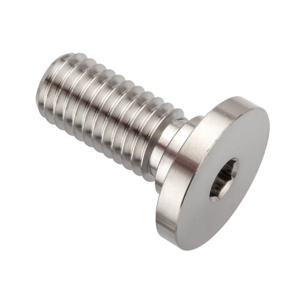 1/2"-13 Socket Head Cap Screw, Plain Stainless Steel, 1 in Length