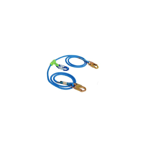 Lanyard, 12 ft., Blue/Black