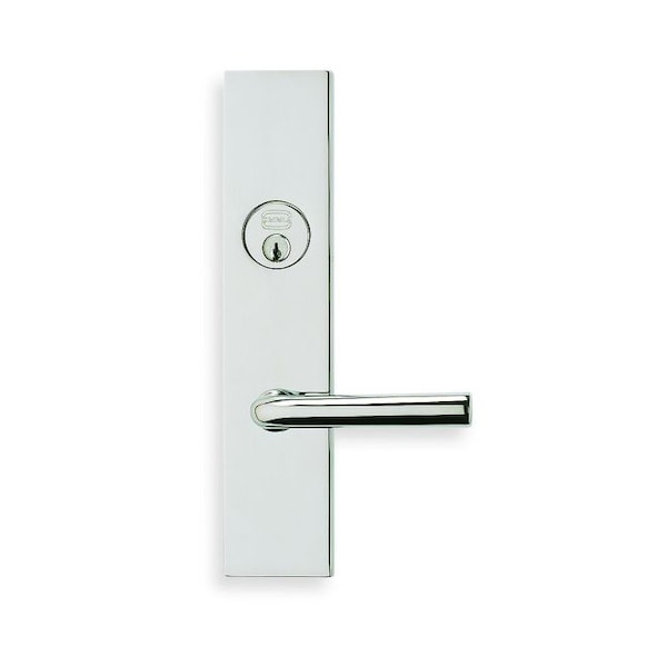 LH 368 LVR 12000 Plate DBL CYL 212BS Mort Bright Chrome