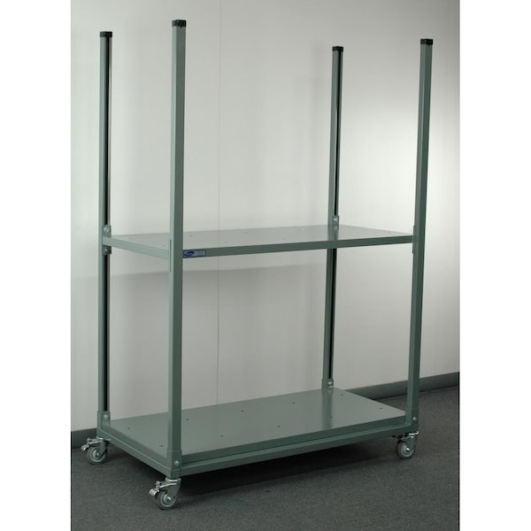 Cart W/ Adjustable Steel Shelves