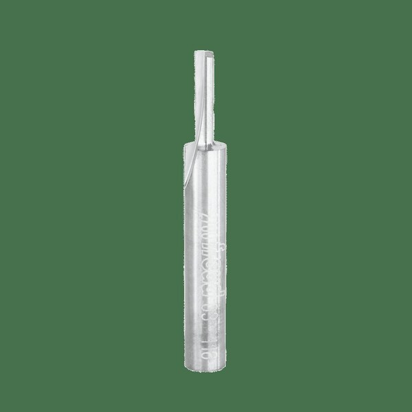 Single Flute Straight Bit, 1/8" dia.