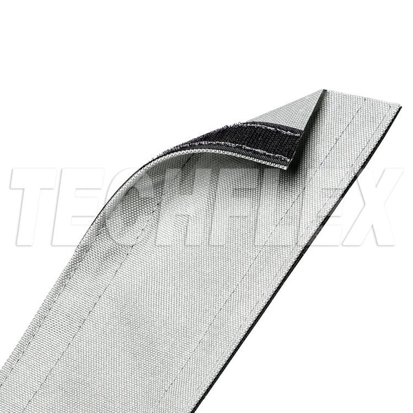 Braided Cable Wrap, 25 ft, Nylon, Gray