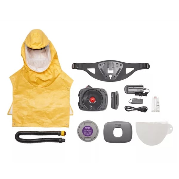 PAPR Decon Kit, North(R) Primair(R) 700 Series, Loose Fitting Hood with Bib PAPR System, Belt-Mount