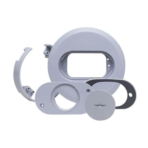 Electrical Box Cover, Round, Non-Metallic