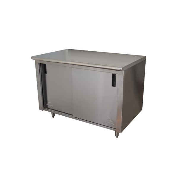 Enclosed Base Work Table, 35-1/2X48X30"
