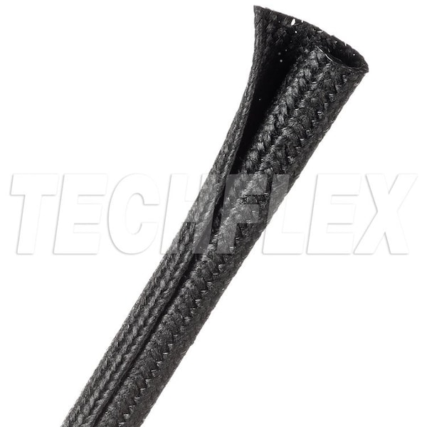 Cable Sleeve, 3/8 in Inside Dia., Nylon, Black