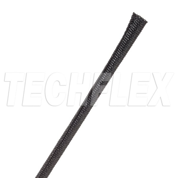 Braided Cable Wrap, 1/8 in Inside Dia., Fiberglass, Black