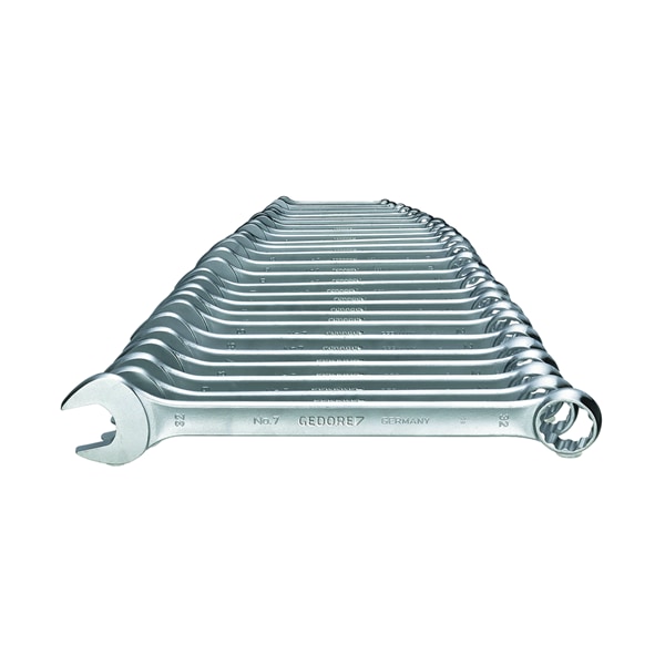 Combination Wrench Set, 26 pcs., 6-32mm, Wrench Head Sizes: 6mm to 32 mm