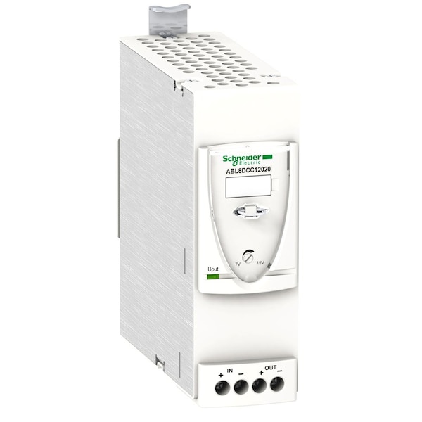 DC to DC Converter, 24-28.8V DC to 12V DC, 24VA, 271 Hz, DIN Rail