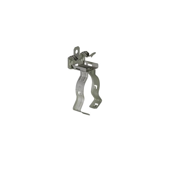 Flange Clip W/ Counduit Clip, Steel, Size 1/8-1/4, PK25