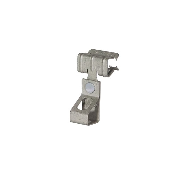 Flange Clip W/ Counduit Clip, Steel, Size 1/8-1/4, PK100