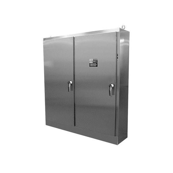 3 Point Latch with Padlock Handle Electrical Enclosures, 72.12 in H, 18.12 in D, 118-3/4 in W
