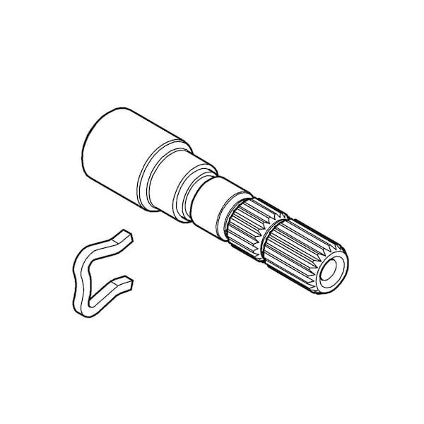 Universal Extension Spindle Chrome
