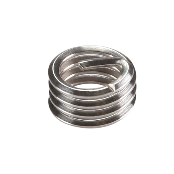 Tanged Helical Insert, Free-Running, M4-0.70 Thrd Sz, 18-8 Stainless Steel, 100 PK