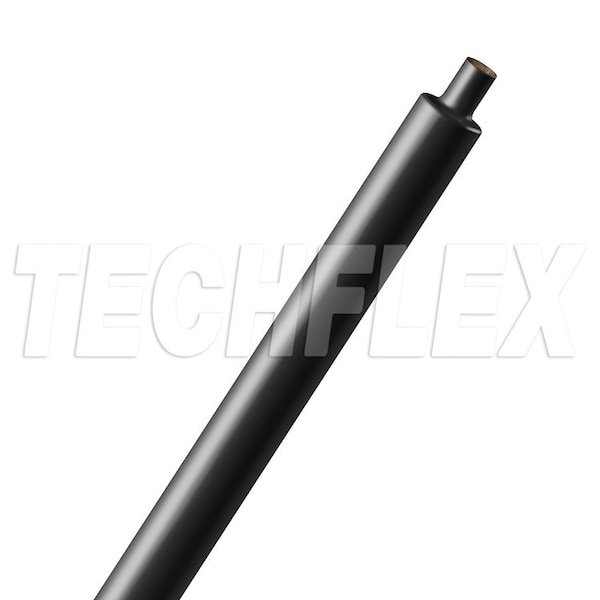 Heat Shrink Tube, Dual Wall, 2:1 I.D. Shrink Ratio, Black