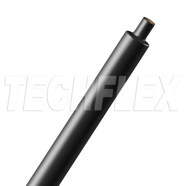Heat Shrink Tube, Dual Wall, 2:1 I.D. Shrink Ratio, Black