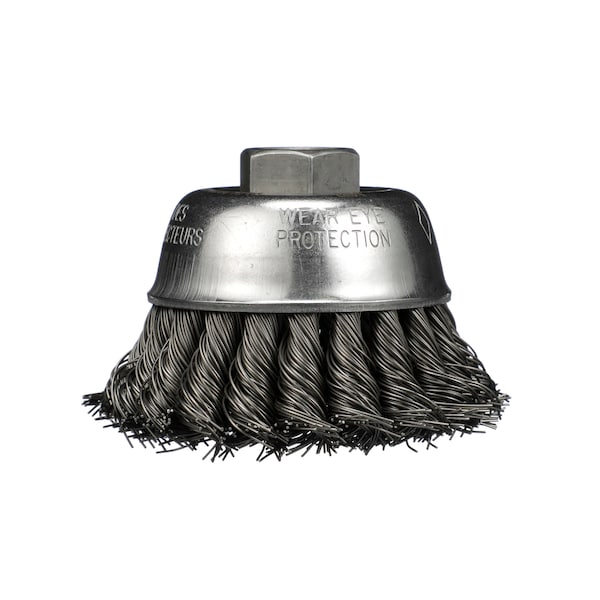 Knot Wire Cup Brush, 2-3/4", 0003346000
