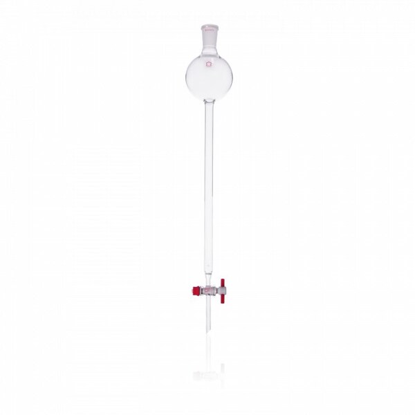 Glass columns, fritted discs, reservoir