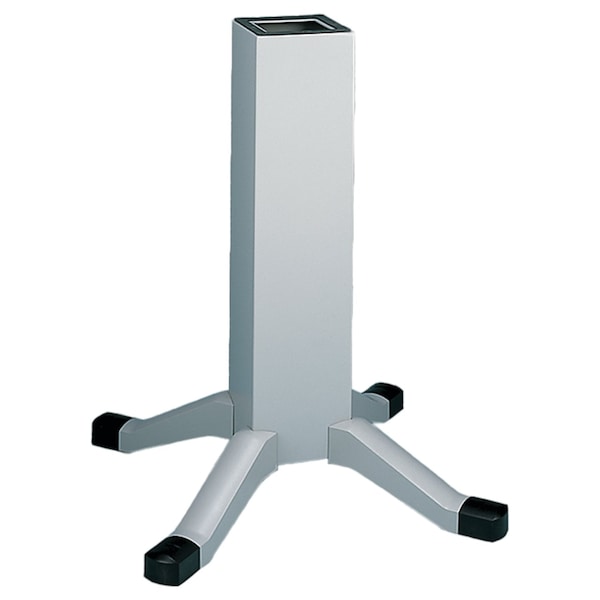 Pedestal with Legs, 26.00x4.00x4.00, Gray, Steel