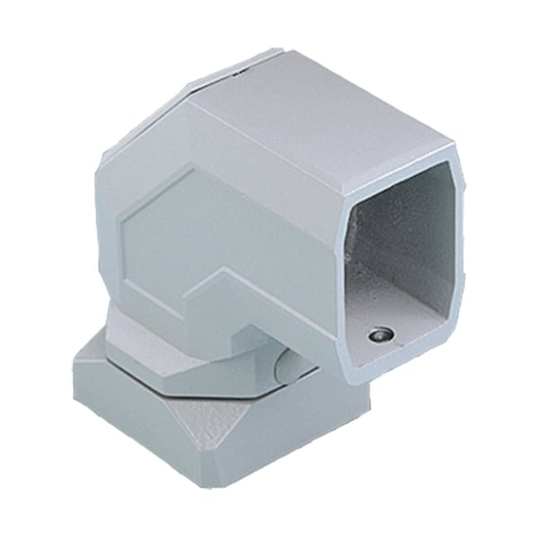 COMPACT Series 2 Flange Elbow Coupling, fits 45x60mm, Lt Gray, Aluminu