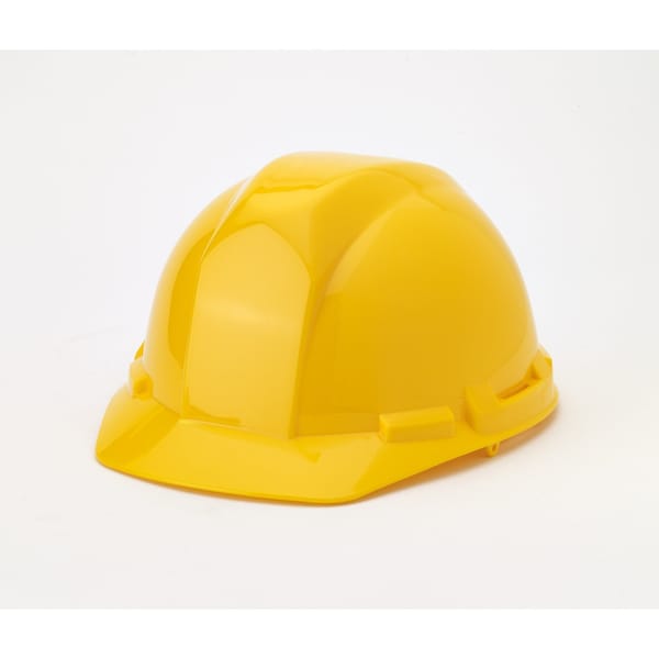 Hardhat 4Pt Pin Lock Yellow(3Pk)