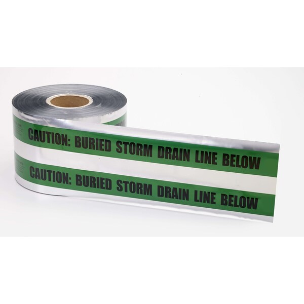 Polyethylene Underground Storm Drain Det, 6 inch Height, 9 in Width, Poly