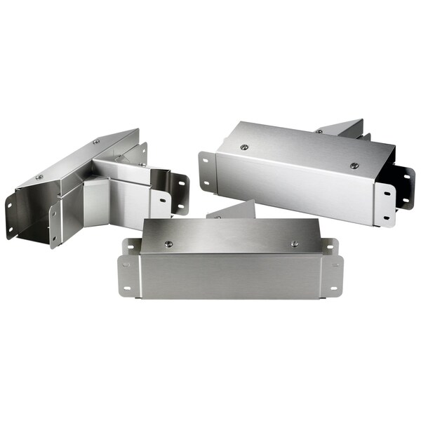 Tee-Front Cover Sloped Outward, SS Type