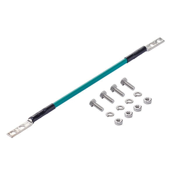 Insulated Ground Jumper Kit, 12", Coppe