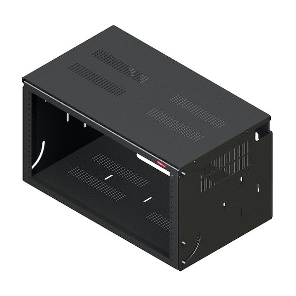 Bottom-Hinged Panel, 19", 4u, Black, St